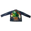 Image 2 : Original Paul Johnny Wearable Art Jacket Hand Stitched Flannel & Denim with COA First Nations Design