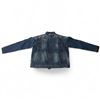 Image 3 : Original Paul Johnny Wearable Art Jacket Hand Stitched Flannel & Denim with COA First Nations Design