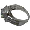 Image 3 : 4 New Rings Stamped .925 (Topaz, Mother-of-Pearl & Clear Crystals) longest ring face is 19 mm * Tota