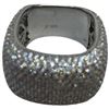Image 3 : 4 New Rings Stamped .925 (Natural Stones & Crystals) longest ring face is 14 mm * Total weight: 38 g