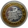 Image 1 : .999 Fine Silver Princess Cruises "Sunken Treasure" Token - Brass Rim - Total weight: 39.9 grams