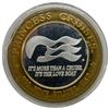 Image 2 : .999 Fine Silver Princess Cruises "Sunken Treasure" Token - Brass Rim - Total weight: 39.9 grams