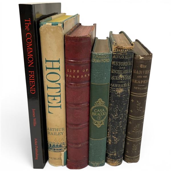 6 Vintage Collectible Books -  Featuring: 1958 1st Edition "The Harvest & The Reapers", 1999 Signed