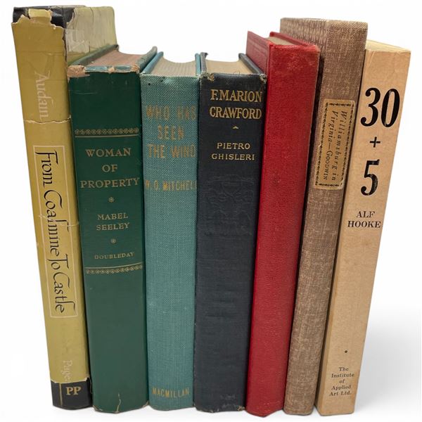 7 Vintage Collectible Books -  Featuring: Signed 1971 1st Editon "I Know I Was There" Autographed by