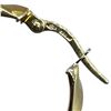 Image 2 : 18KT Gold Hoop Earring - Stamped .750 - 3.5mm thick x 21mm diameter - Total weight: 2 grams