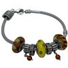 Image 2 : Vintage Pandora Sterling Silver Necklace and Bracelet - All Charms are stamped .925 ALE - Total Weig