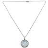 Image 4 : 4 Sterling Silver Pendant Necklaces (Heart necklace is reversible) Total weight: 57 grams