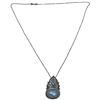 Image 6 : 4 Sterling Silver Pendant Necklaces (Heart necklace is reversible) Total weight: 57 grams