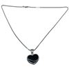 Image 7 : 4 Sterling Silver Pendant Necklaces (Heart necklace is reversible) Total weight: 57 grams