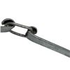 Image 3 : Sterling Silver Torque Chocker & Aztec Pendant with Pierced Nose Ring -Total weight: 46.4 grams