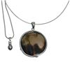 Image 2 : 4 Sterling Silver Pearl & MOP Necklaces (18 " Baroque 11mm Pearl,36mm MOP & Amethyst and more) -Tota