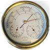Image 2 : Vintage Brass Weather Station with Powell River Mill No.1 Commemorative Plaque, C.1912-1985 8.5"x13"