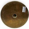 Image 3 : WWI/WWII Era K.F.C. 1/5 Brass Shell Converted to Trench Art Decorative Piece 10" tall