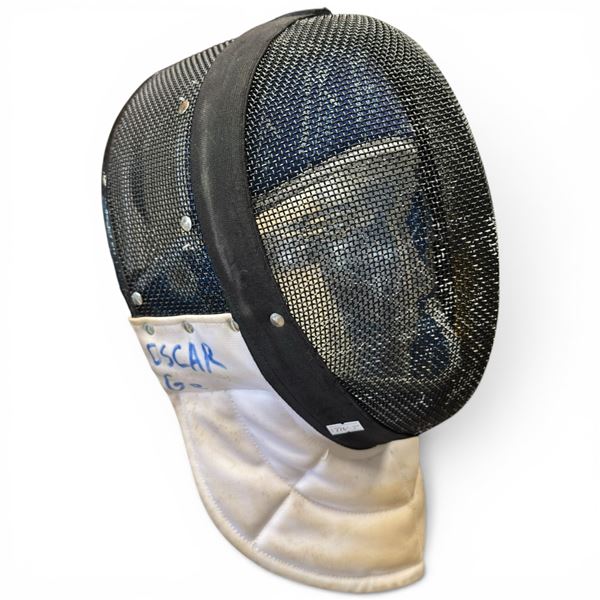 Standard Fencing/HEMA 350N Mesh Sparring Mask with Bib, Removable Liner & Adjustable Strap