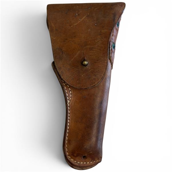 U.S. WWII M1916 Leather Hip Holster for Colt M1911/M1911A1 with Embossed US Flap