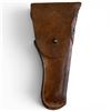 Image 1 : U.S. WWII M1916 Leather Hip Holster for Colt M1911/M1911A1 with Embossed US Flap