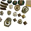Image 3 : Canadian & Commonwealth Insignia Lot - Queen's York Rangers, Rank Slip-Ons, Cap Badges