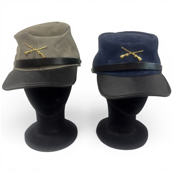Reproduction American Civil War Forage Caps - Union & Confederate Infantry, XL