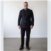 Image 1 : CAF / RCMP-Style Mounted NCM Patrol Dress Jacket & Trousers - Dark Blue with Yellow Stripes