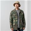 Image 1 : Vietnam-Era Tropical Combat Coat & Boonie Hat - Rip-Stop Poplin, Size L