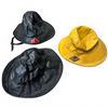 Image 2 : Vintage Black Diamond Sou'wester Rain Hats - Kaufman Canada, Waterproof Sailor/Mining Gear