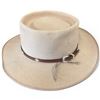 Image 2 : Akubra Cattleman - Aussie Gold (Sand) Fur Felt, Bound Edge, Size 60?cm