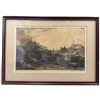 Image 1 : Louis Whirter Etching "Edinburgh from St. Anthony's Chapel" C.1910 - Pencil-Signed  17.5x12.5"