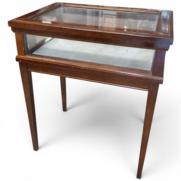 Petite Bijouterie Display Table - Lift Top - 13" X 18" X 20" Tall - the Display Area is 4" Deep