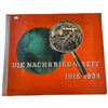 Image 1 : 1918-1934 Die Nachkriegszeit Cigarette Card Book - Appears to be complete - 11.5 x 13.5 x  3/4" thic
