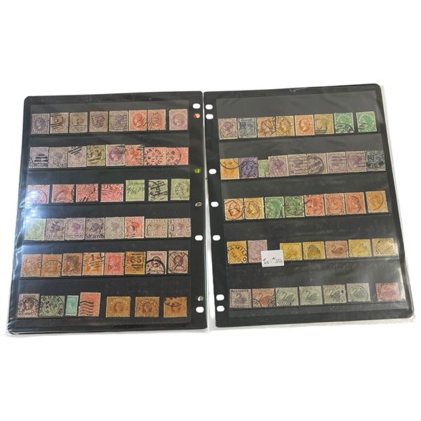 168 Used Australian Stamps (Tasmania, Victoria, & Western Australia) Estimated catalogue value of $5