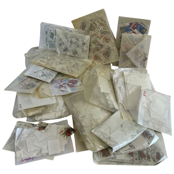 1 Pound Bag of Used Malaysian Stamps