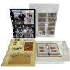 Image 1 : 4 Pages of Post Cards, Tobacco Cards, & 1970s Stamps & Stamped Envelopes