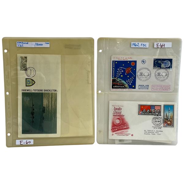 6 First Day Issues with Space & Aeronautic Theme - 1950s -1984