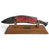 Image 1 : Traditional Nepalese Kukri Set with Karda & Chakmak, 1985 MQAO Retirement Presentation