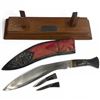 Image 3 : Traditional Nepalese Kukri Set with Karda & Chakmak, 1985 MQAO Retirement Presentation