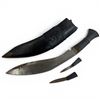 Image 1 : Authentic Nepalese Gurkha Kukri with Black Scabbard, Karda & Chakmak Utility Knife Set