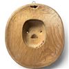Image 2 : Pacific Northwest Coast Style "Moon Mask" - Hand Carved and Painted - Signed W. Bear (12" x 13" x 4"