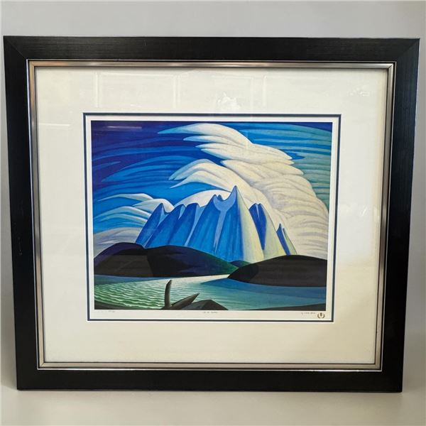 Stunning "Lake and Mountains" Ltd. Editon Print by Canadian Group of Seven Artist Lawren Harris - #1