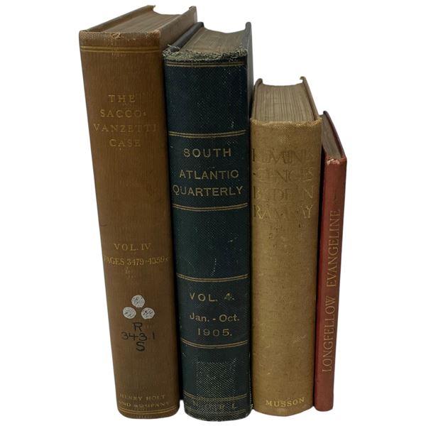 4 Vintage Hardcover Books * Featuring: "South Atlantic Charter" and "Reminiscences of Scottish Life