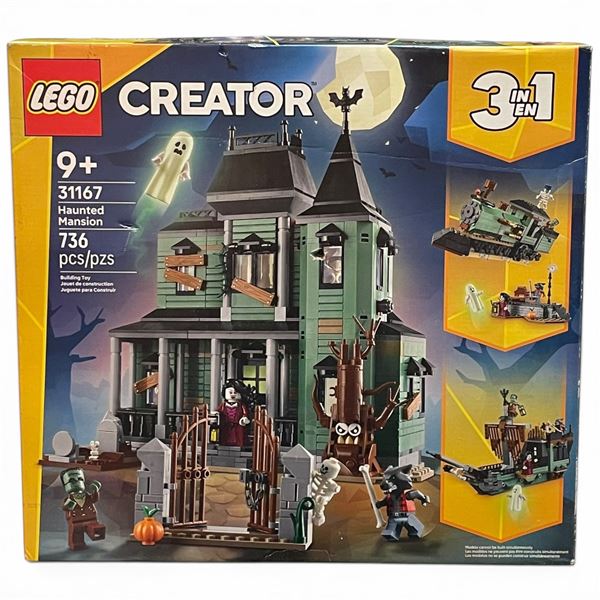 LEGO Creator 3-in-1 31167 Haunted Mansion - New in Box, Factory-Sealed Set