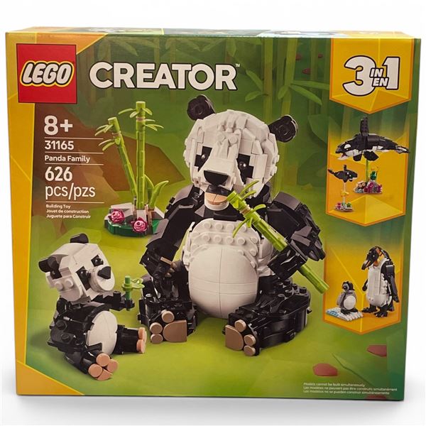 LEGO Creator 3-in-1 31165 Wild Animals: Panda Family - New in Box, Sealed Set