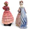 Image 2 : 1934 Royal Doulton "Maisie" RN 7875169 Figurine and Italian Porcelain Woman Figurine