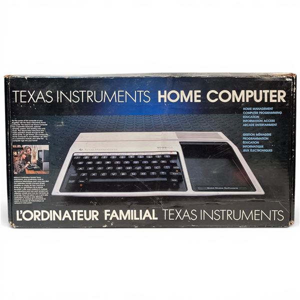 Texas Instruments Ti-99/4A Home Computer 1981 Boxed NOS Unit, 16-bit, 16K RAM, Cartridge Slot