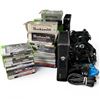 Image 1 : Xbox 360 Console Bundle + 30-item Game/DVD Lot - Controllers, Rocksmith, Halo, COD & More