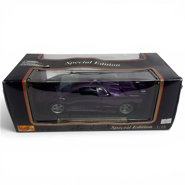 Maisto 1995 Lamborghini Jota Special Edition 1:18 Scale Diecast Car in Box