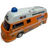 Image 4 : Ertl Ladder Firetruck, Majorette Ambulance, Orange Ambulance, 1957 Beetle, 1958 Corvette & More