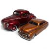 Image 1 : Racing Champions 49 Mercury 1:24 Scale & 1:18 Scale & 1940 Ford Sedan 1:18 Scale Diecast Cars