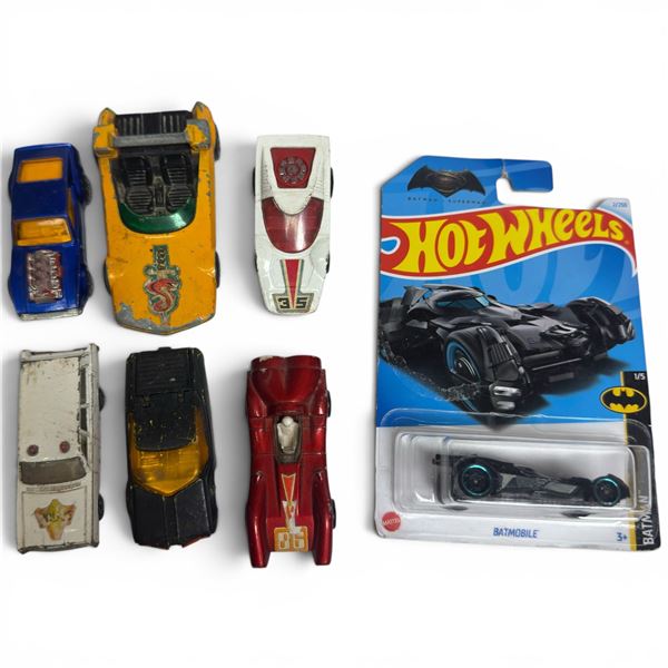 Vintage Diecast Cars: Hotwheels Batmobile, Matchbox Street Kings, Rolamatics and More Diecast