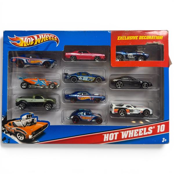 Hotwheels 10 Pack Exclusive Decoration Diecast Cars
