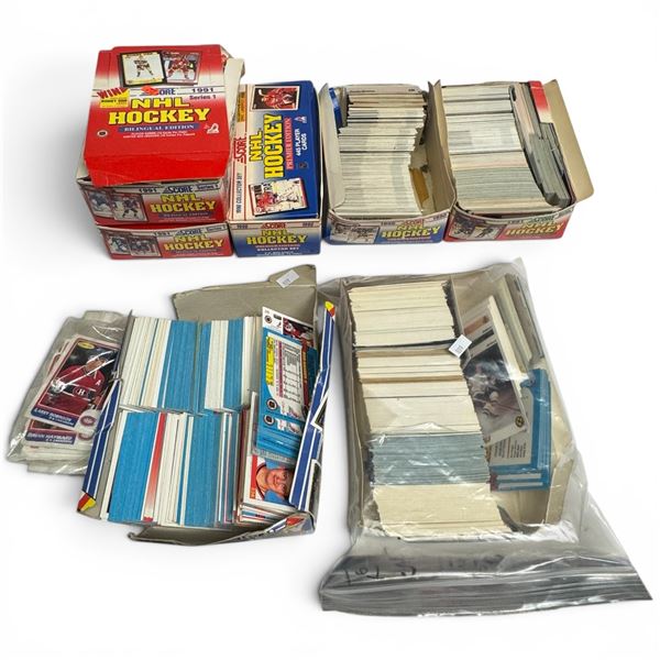 7 Boxes of Score NHL Hockey Cards (1990,1991 & 1991/2)